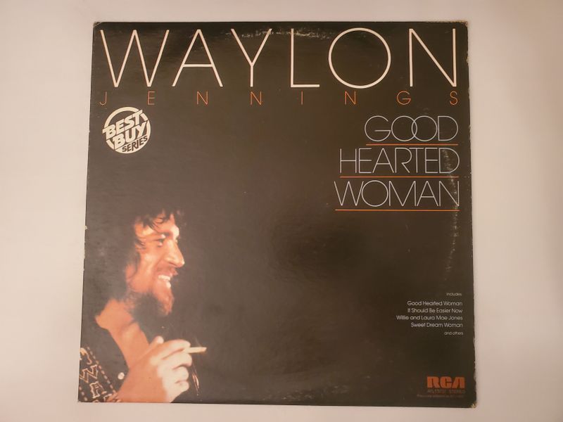 Waylon Jennings Good Hearted Woman vinyl record